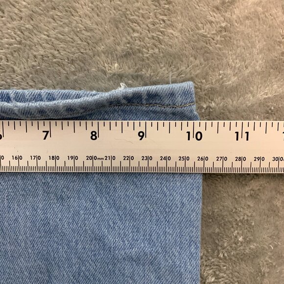 Forever 21 Women 90s Baggy Loose Destroyed High Rise Light Wash Denim Jeans 29 - Picture 10 of 11